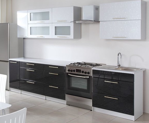 Kuchyně - Casarredo - Luccy 260 cm (bílá)