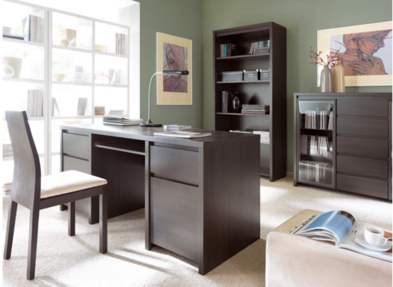 Pracovna - Black Red White - Kaspian 1