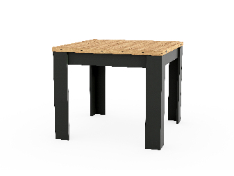 Jídelní stůl Vortex (dub + černá) (pro 4-8 osob)
