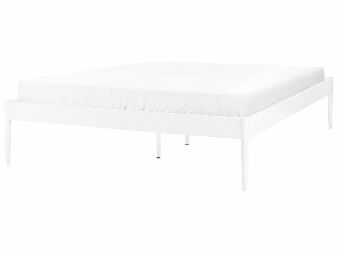 Manželská postel 140 cm Victoire (bílá) (s roštem)
