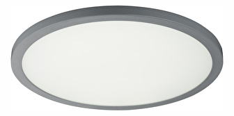 Stropní/nástěnné svítidlo LED Sabi 41639-35 (stříbrná + opál)