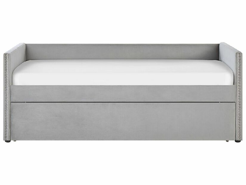 Jednolůžková postel 200 x 90 cm Tish (šedá) (s roštem)