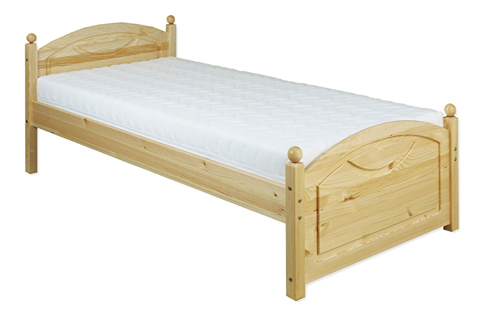 Jednolůžková postel 90 cm LK 126 (masiv)