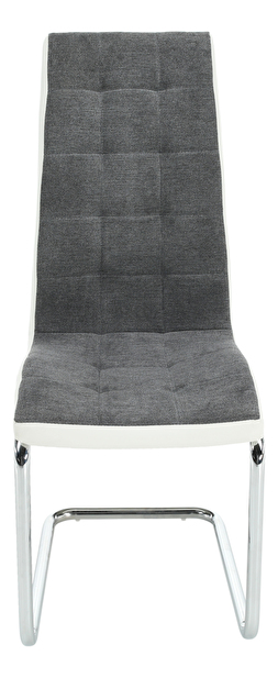 Jídelní židle Santa new (tmavě šedá + bílá)