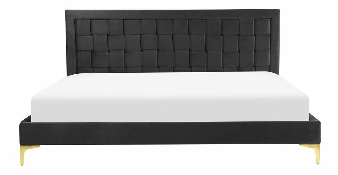 Manželská postel 180 cm Linux (černá)