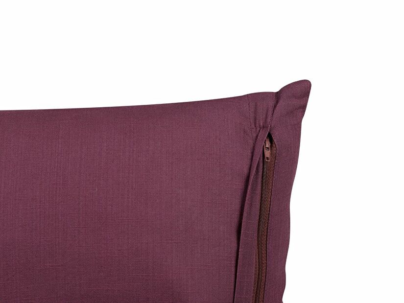 Sada 2 ozdobných polštářů 45 x 45 cm Saggi (fialová)