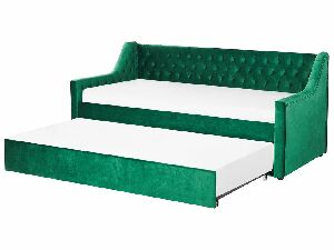 Jednolůžková postel 200 x 90 cm Monza (zelená)