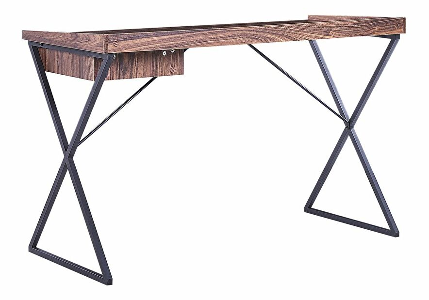 PC stolek Noxza (tmavé dřevo)