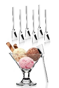 Sada lžiček na zmrzlinu (6 ks.) Missoury (stříbrná)
