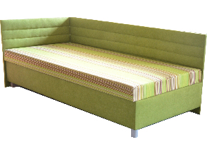 Jednolůžková postel (válenda) 100 cm Emil 2 (s molitanovou matrací) (L)