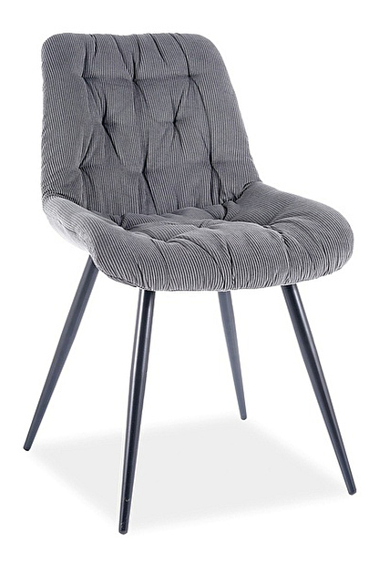 Jídelní židle Parry (šedá + černá)