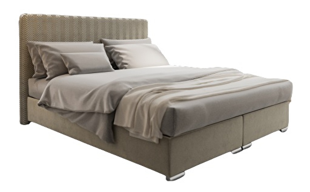 Manželská postel 140 cm Penarth (s roštem, matrací a úl. prostorem)