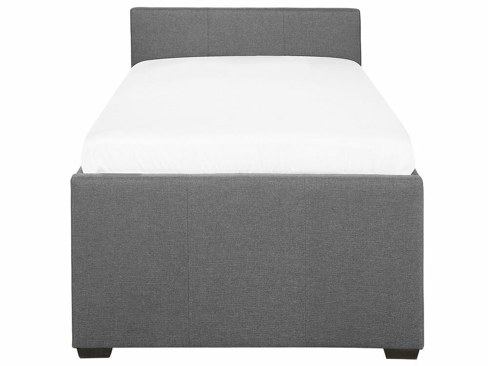 Rozkládací postel 80 cm MERMAID (s roštem) (tmavě šedá)