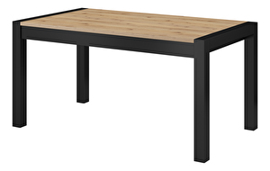 Jídelní stůl Armin Typ 92 (pro 8 a více osob) (dub taurus + matná černá)