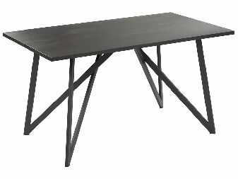 Jídelní stůl Adanna (černá) (pro 4 osoby)