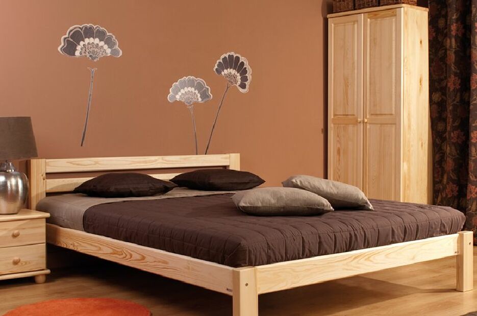 Manželská postel 180 cm LK 117 (masiv)