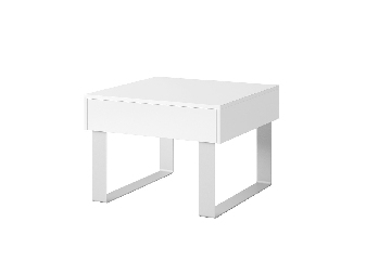 Konferenční stolek Calabria MS (bílá matná + lesk bílý)