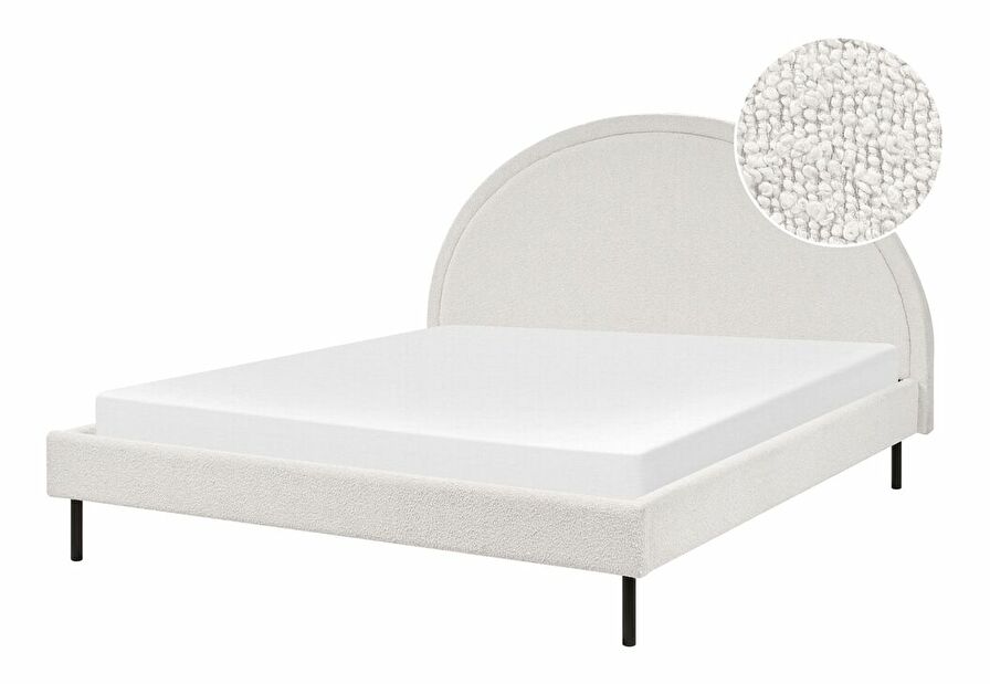 Manželská postel 160 cm Margit (bílá)