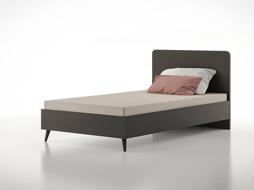 Jednolůžková postel 90 cm Larissa 001 (antracit)