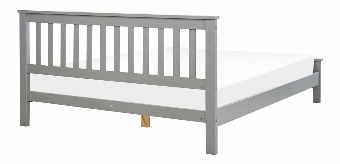 Manželská postel 160 cm Maye (šedá)