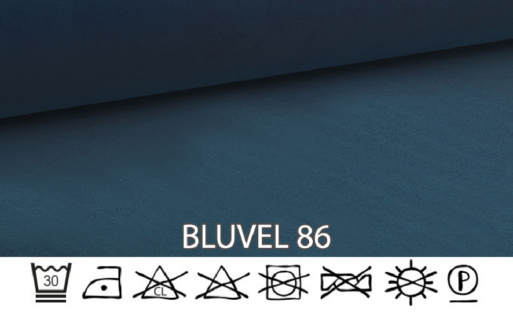 Jednolůžková postel 80 cm Picasso I (tmavě modrá) (s úl. prostorem a matrací)