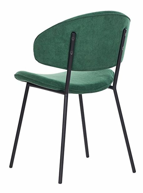Set 2 ks jídelních židlí Kiaza (zelená)
