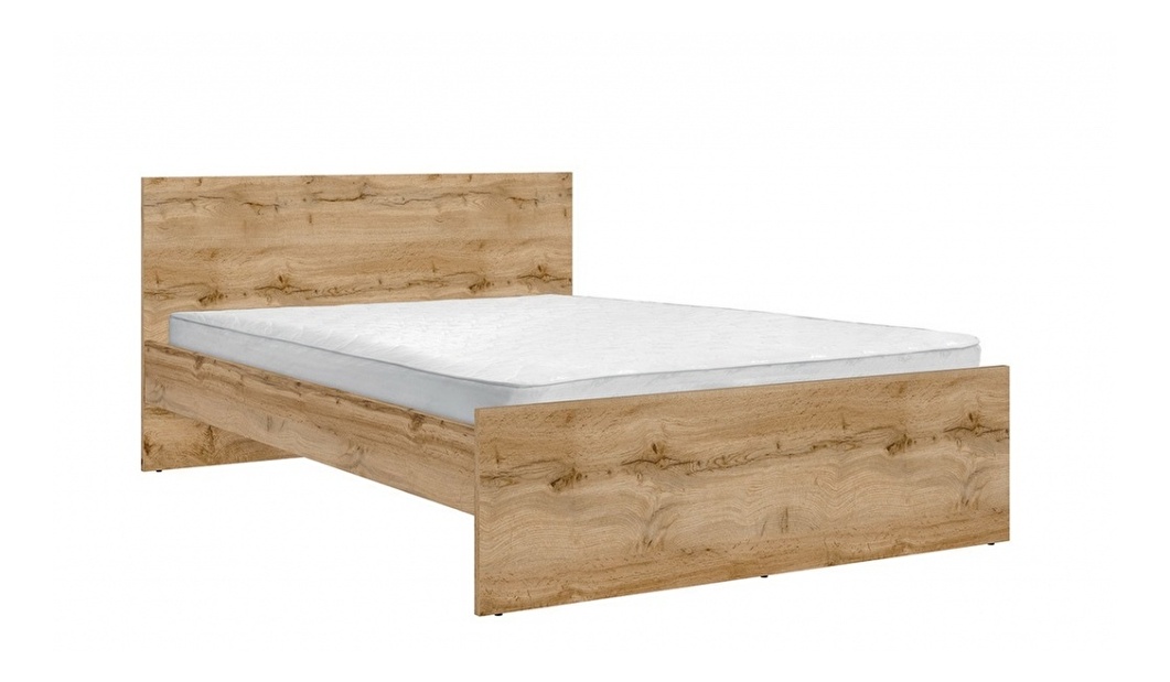 Manželská postel 160 cm BRW Zele LOZ/160