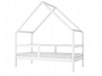 Dětská postel 80 cm Pamuk (bílá) (s roštem)