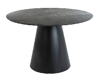 Jídelní stůl Alphonse (šedá + černá) (pro 4 osoby)