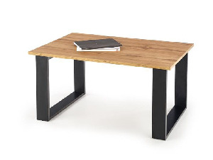 Konferenční stolek Lena (černá + dub wotan)