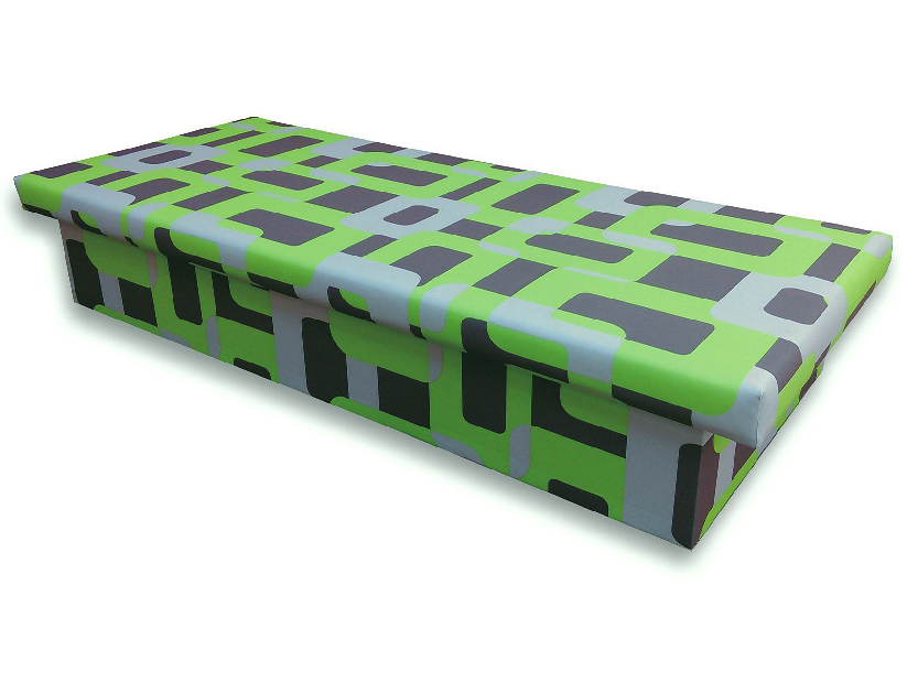 Jednolůžková postel (válenda) 80 cm Janae 10 (Gusto 5A zelená)
