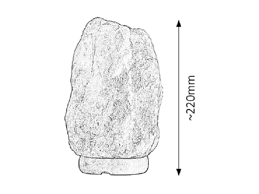 Dekorativní svítidlo Rock 4127 (hnědá)
