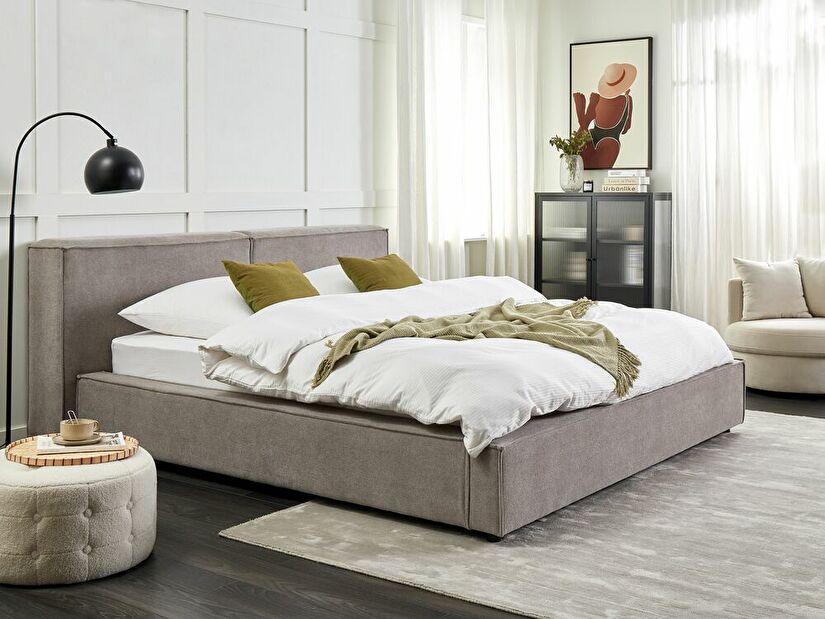 Manželská postel 180 cm Linza (šedá)