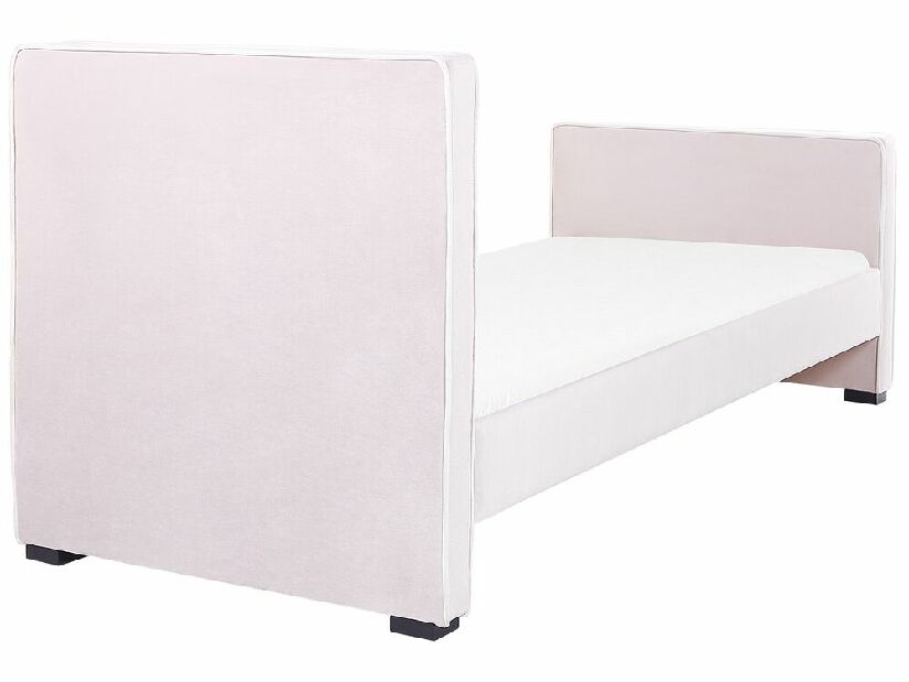 Jednolůžková postel 200 x 90 cm Tully (růžová) (s roštem)