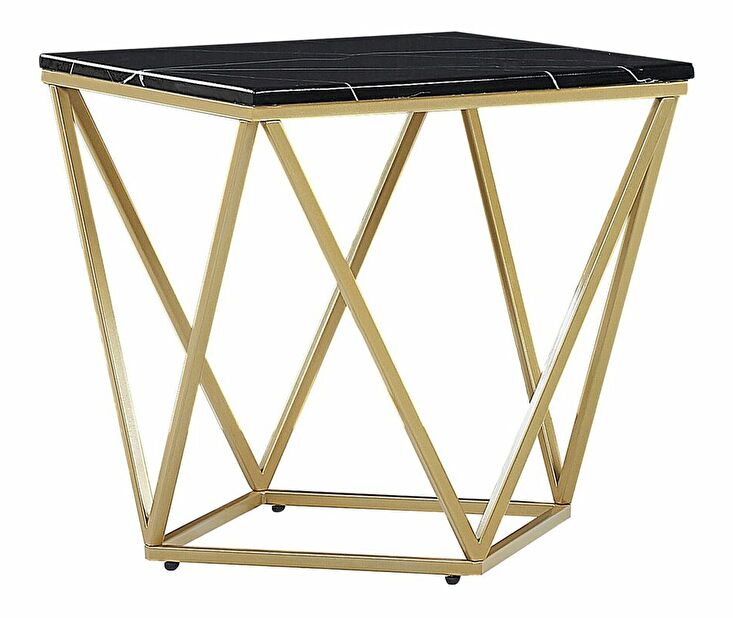 Konferenční stolek MAGNA (černá + zlatá)