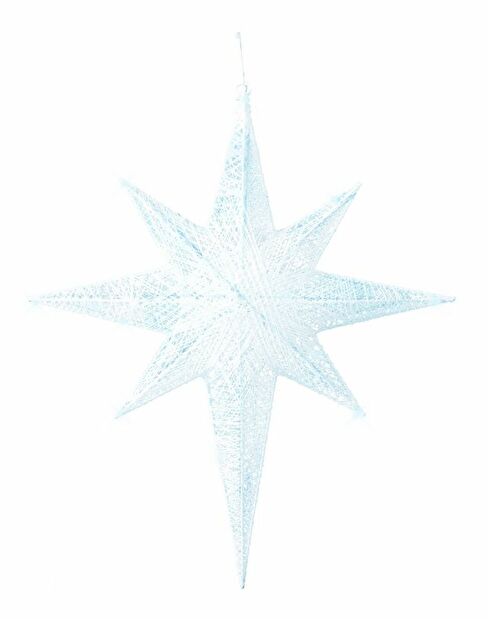 Vnější dekorace hvězda Osmza (bílá)