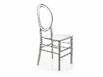 Jídelní židle  Kuw (stříbrná)