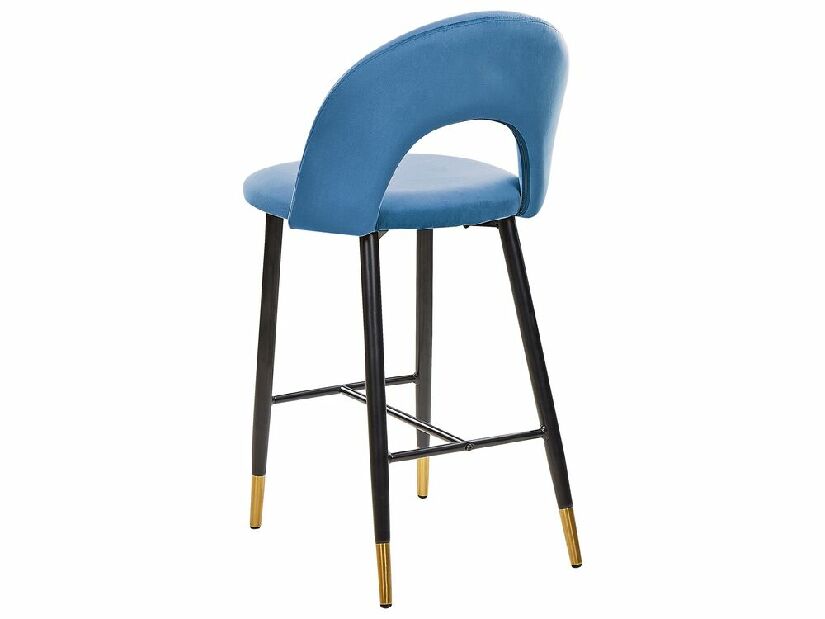 Set 2 ks barových židlí Fabian (modrá)