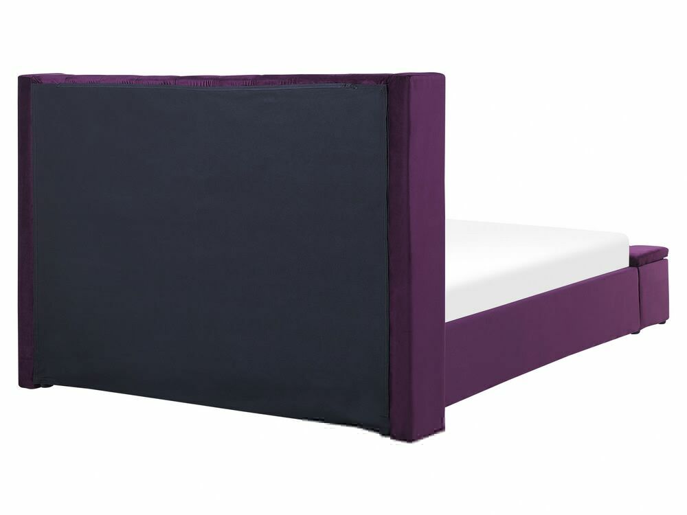 Manželská postel 160 cm Noya (fialová)
