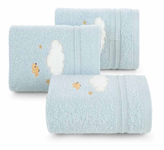Sada ručníků 30x50 cm Bambino 19 (6 ks) (nebeská modrá)