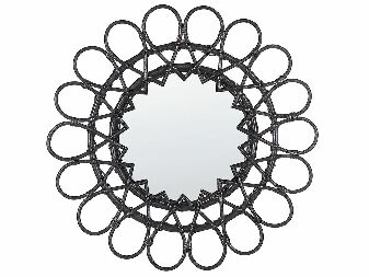 Nástěnné zrcadlo Bjorn (černá)