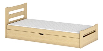 Dětská postel 90 cm Nia (s roštem a úl. prostorem) (borovice)