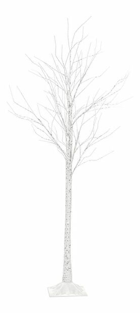 Vnější dekorace stromek 190 cm Lapza (bílá)