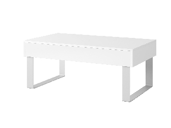 Konferenční stolek Calabria VS (bílá matná + lesk bílý)