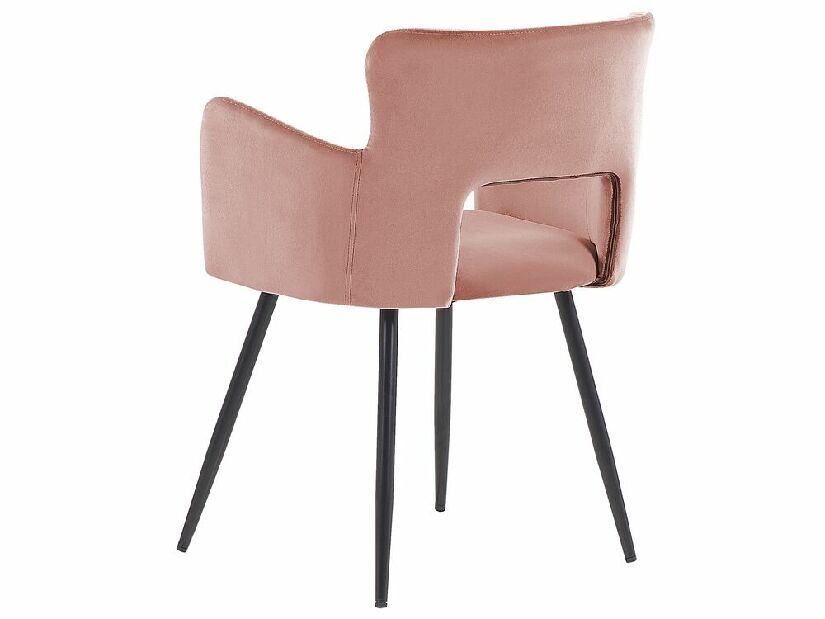 Set 2 ks jídelních židlí Shelba (růžová)