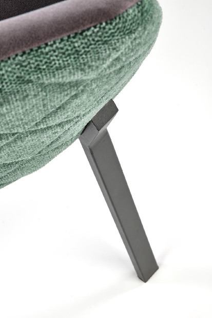 Jídelní židle Kanna (zelená + černá)