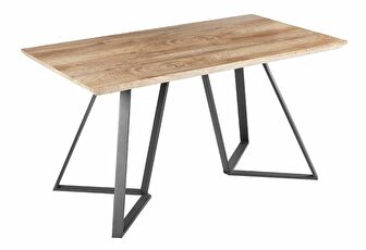 Jídelní stůl Ubbe (světlé dřevo) (pro 4 osoby)