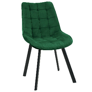 Jídelní židle Salma (tmavě zelená)