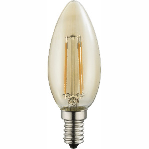LED žárovka Led bulb 10588 (nikl + jantar)