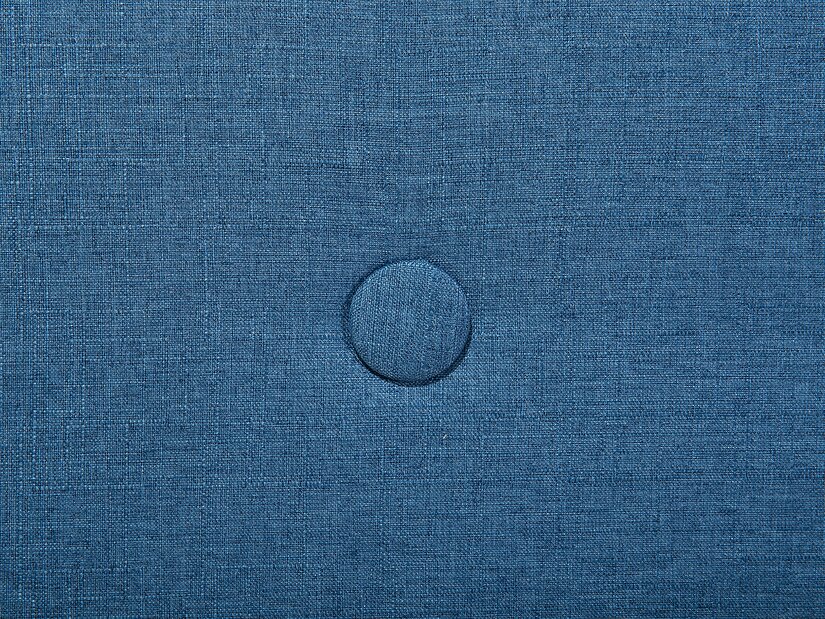 Manželská postel 160 cm ROME (s roštem) (modrá)